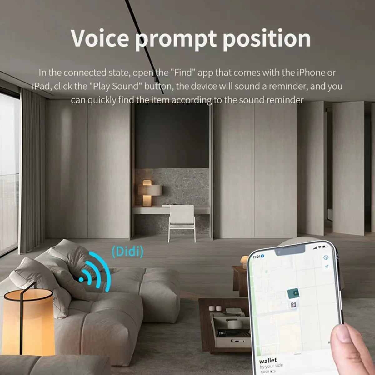 Xiaomi Wallet Anti-loss Card Location Tracking GPS Smart Locator Bluetooth Ultra-thin Wireless Charge Card For iPhone Find My ﻿