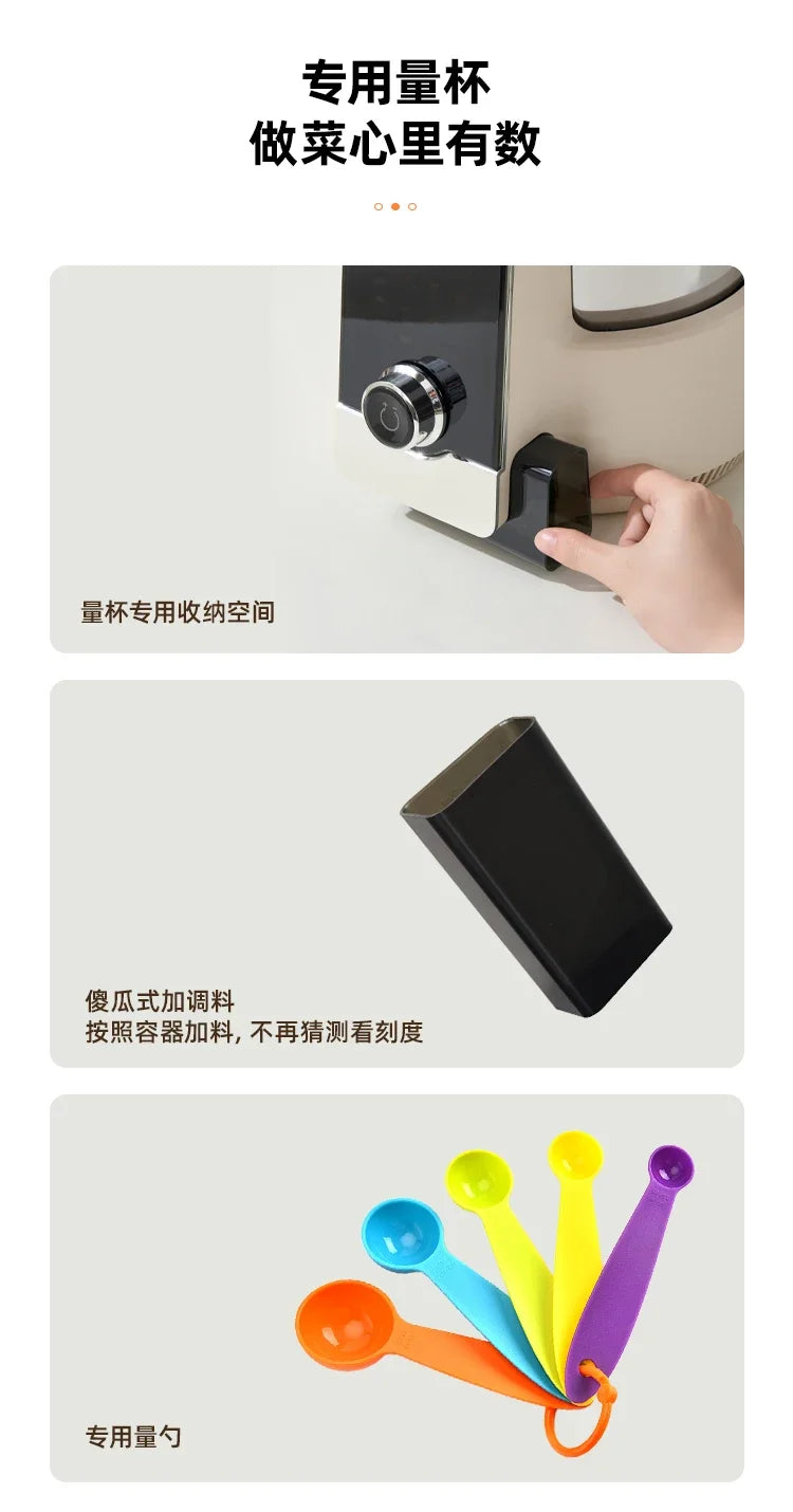 new Fully automatic intelligent cooking robot cooking artifact household multi-functional integrated automatic cooking pot