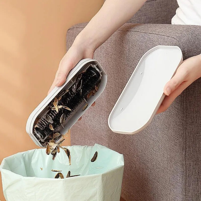 Electrostatic Carpet Floor Sweeper Brush Handheld Sofa Cleaning Roller for Bed Fluff with Trash Collector Household Cleaner