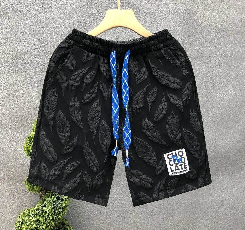 Men's Shorts Beach White Male Short Pants Baggy Printed New in Pant 2025 Fashion Designer Streetwear Dry Fit Summer Elastic Thin - AIAZ