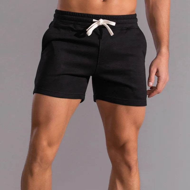 Summer Casual Shorts Men Breathable 100% Cotton Beach Shorts Comfortable Fitness Basketball Sports Short Pants Male Bermudas - AIAZ