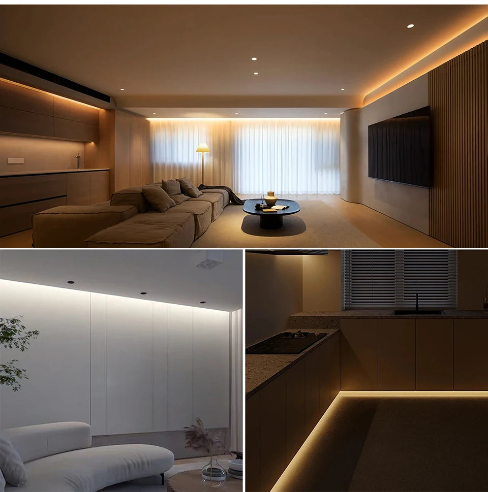 10M Tuya Smart WiFi COB Neon LED Strip Light 320leds/M Silica Gel Tube LED Lights Tape Bedroom Wall Kitchen Cabinet Backlighting