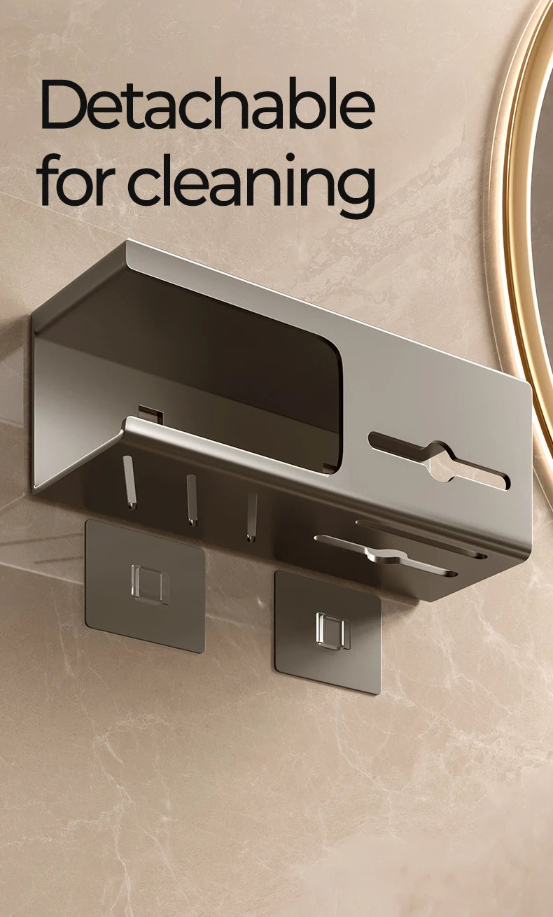 Toilet Paper Holder Wall-Mounted Carbon Steel Toilet Paper Holder Tissue Rack Bathroom Tissue Holder Bathroom Accessories