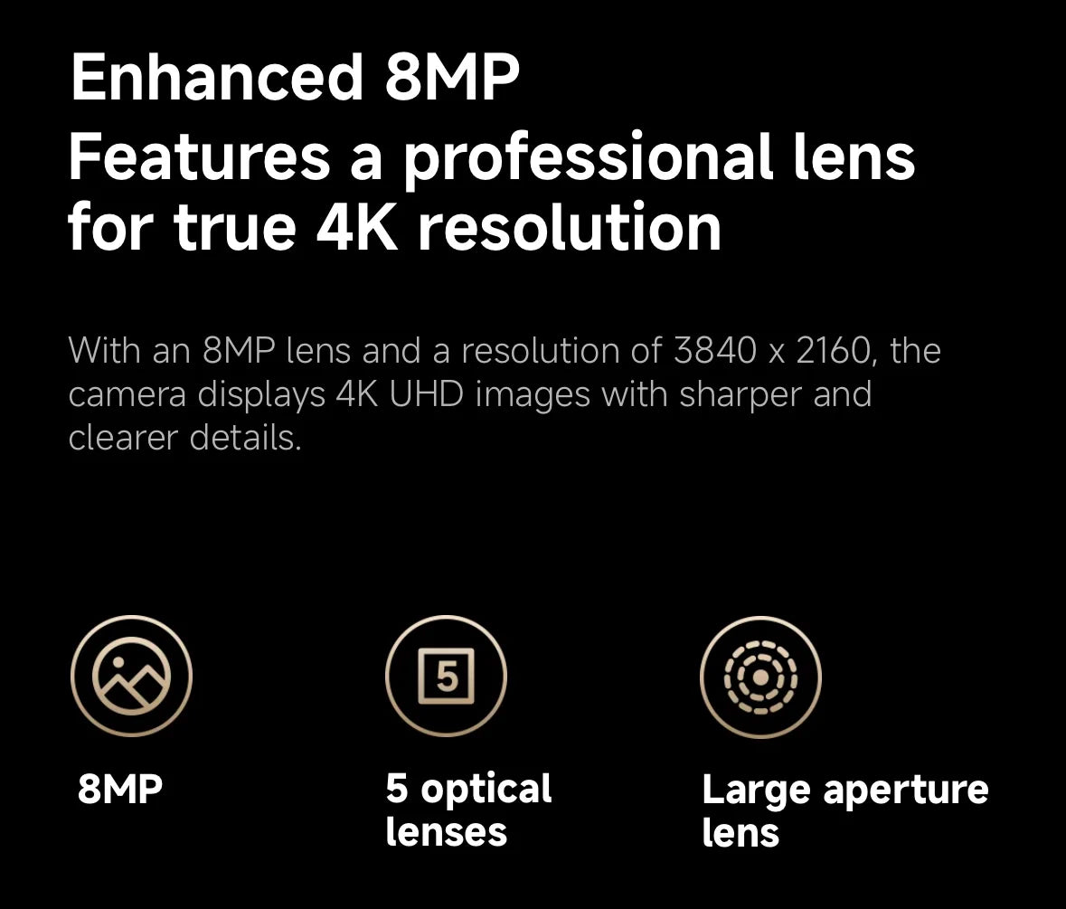 Xiaomi Smart Camera C700 8MP 4K Ultra HD Low Light Full-color Baby Cry Detection Two-Way Voice Call Surveillance Camera
