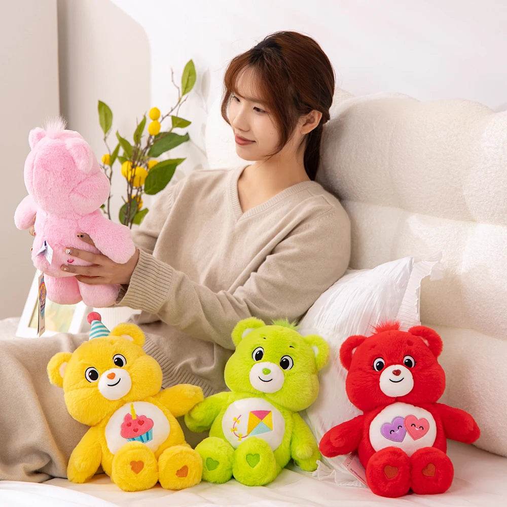 Care Bears Lovely Animals Plush Toys Dolls Companion Wish Effort Birthday Stuffed Bear Toys Dolls Sleeping Cartoon Toys - AIAZ