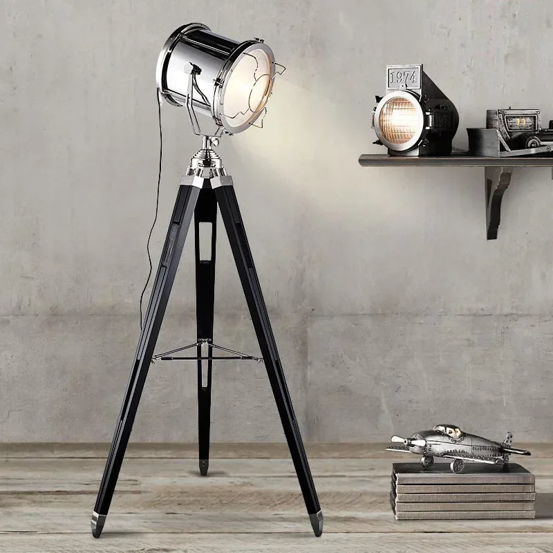 Nordic Creative Designer Stainless Steel Floor Lamp Restaurant Living Room Studio Retro Metal Led Light Home Decoration Lighting