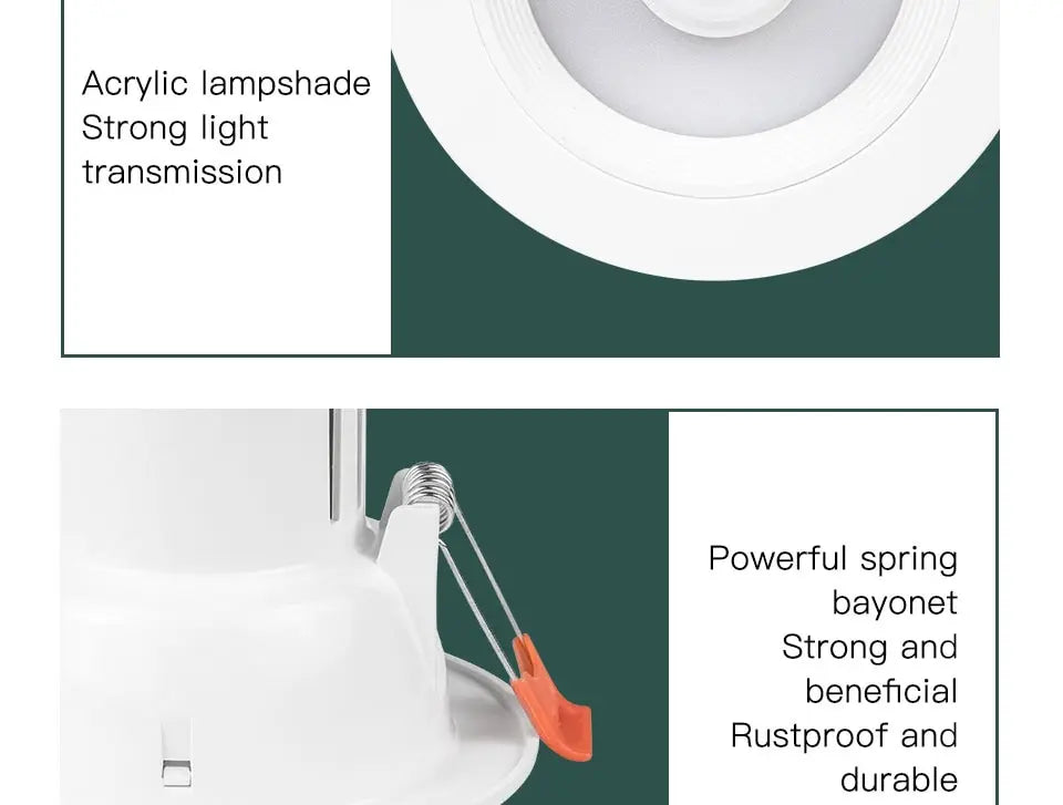 LED Downlights PIR Motion Sensor Down Light 5W 10W 15W 20W Recessed Ceiling Light Cold White Night Lamp LED Spotlight Downlight