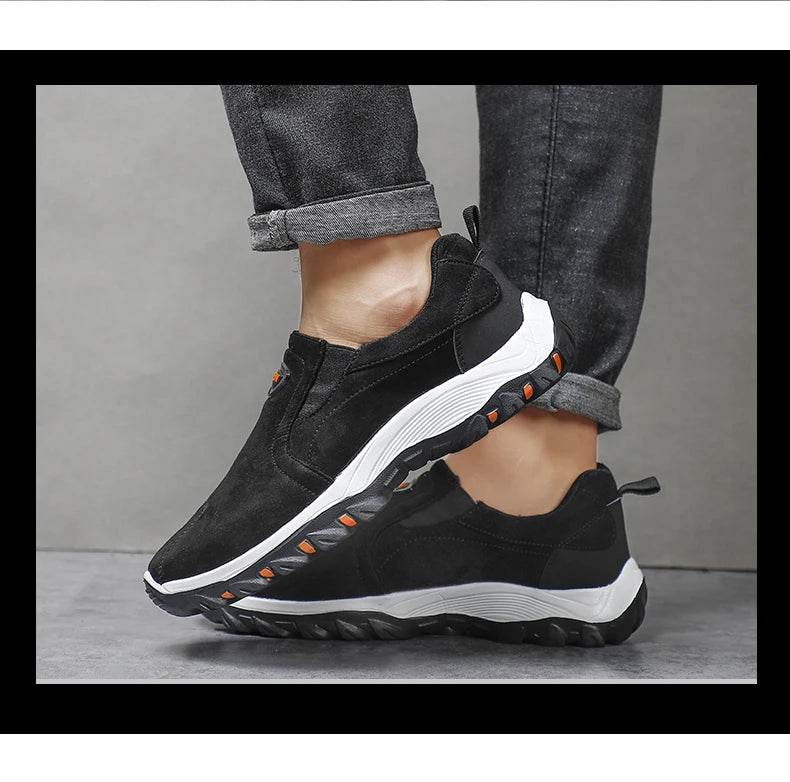 Men Shoes Comfortable Casual Shoes for Men Walking Sneakers Slip On Loafers Men Lightweight Moccasin Male Footwear - AIAZ