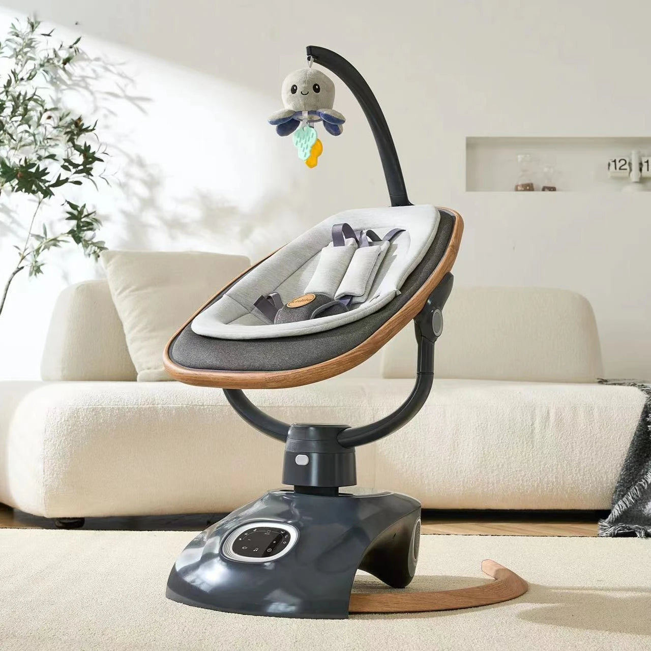Electric Baby Rocking Chair Newborn Baby Sleep Rocking Bed Multi-mode Baby Cradle Electric Children's Swing