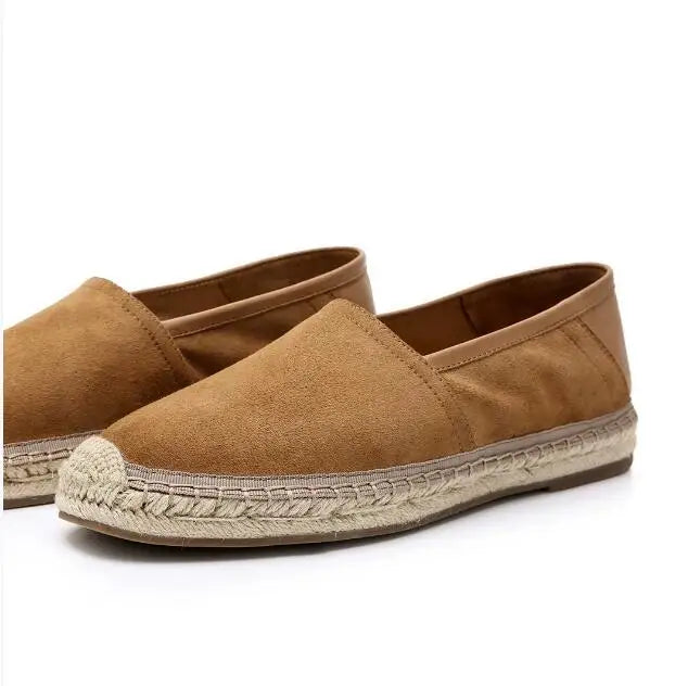 Men Sheepskin Loafers White Slip on Driving Boats Shoes Fashion Comfort Summer Lazy Flats Shoe