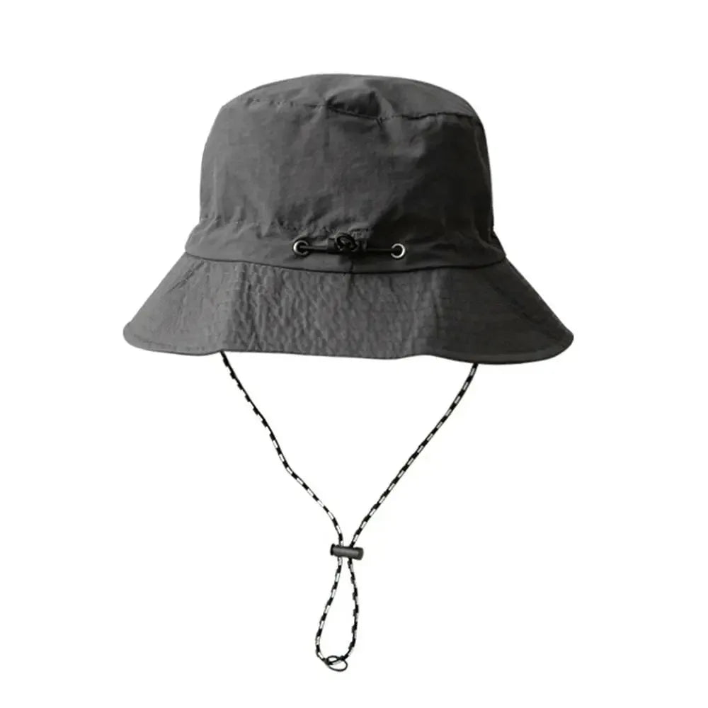 Summer Sun Protection Waterproof Fisherman hat Bucket Hat Camping Hiking Cap With Storage Bag Anti-UV Sun Hat Mountaineering Cap