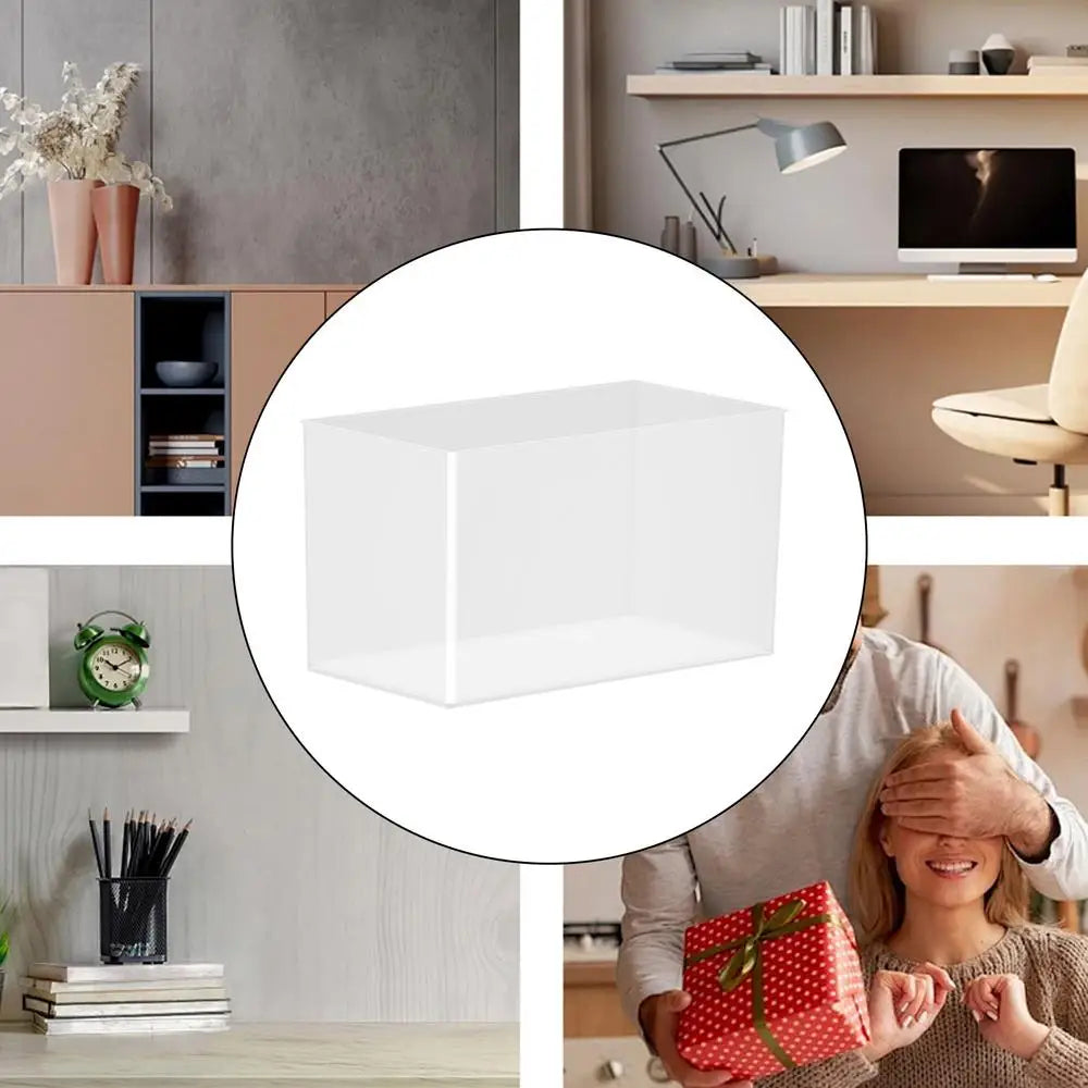 Small Aquarium Betta Tank Frameless Extra Clear Bowl For Crab Spider Terrariums Mini Habitat Temporary Space Men Women Nature