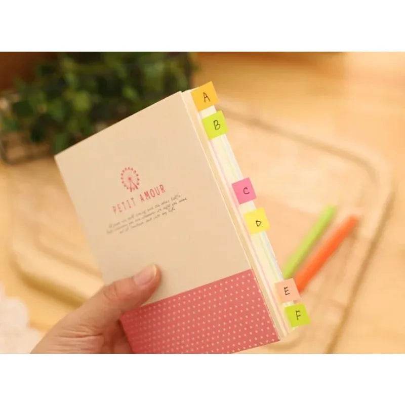 1pcs/lot Office School supplies Rainbow diary sticker bookmarker note Folding memo pad cute Planner Stickers Sticky Notes - AIAZ