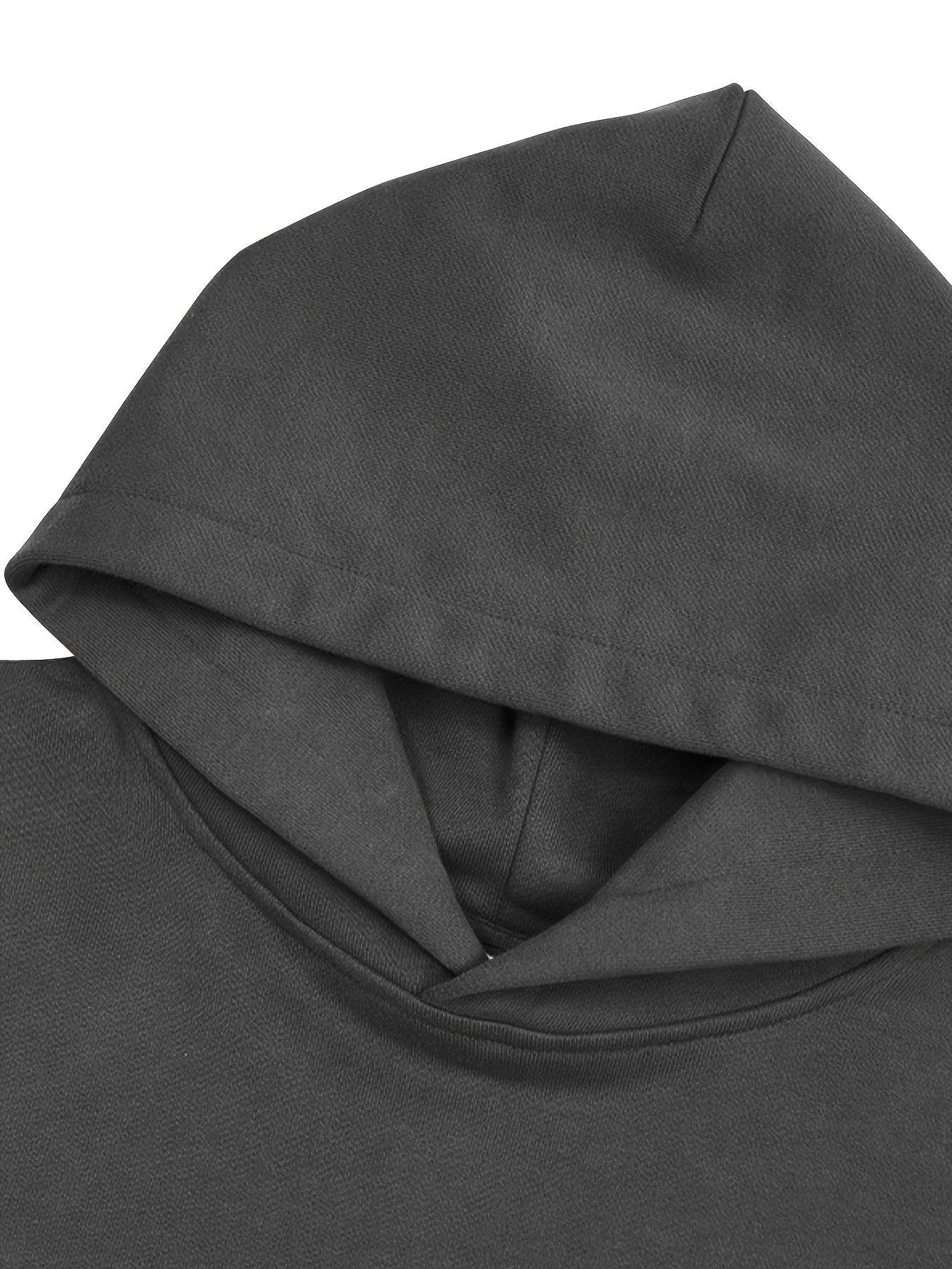 Hoodies for Men Athletic Oversized Hoodie French Terry Unisex Lightweight Hoodie Pullover Hooded Sweatshirts - AIAZ