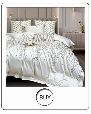 4/6/9Pcs Gorgeous European Palace Style Royal Embroidery Bedding Set Brocade Egyptian Cotton Duvet Cover Bed Sheet Pillowcases