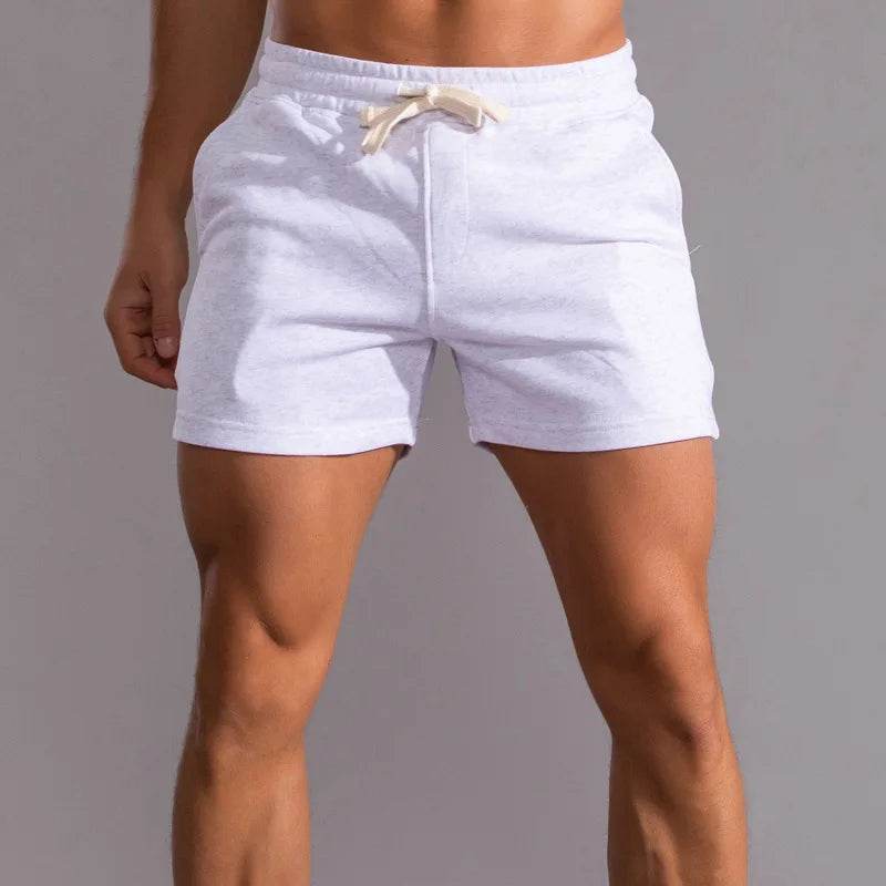 Summer Casual Shorts Men Breathable 100% Cotton Beach Shorts Comfortable Fitness Basketball Sports Short Pants Male Bermudas - AIAZ