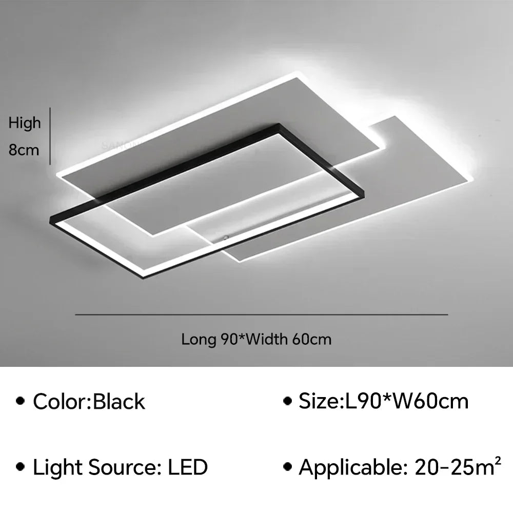 Modern LED Ceiling Lamps Simplicity for Living Room Decor Bedroom Lights Nordic Kitchen Home Decor Indoor Lighting Fixture