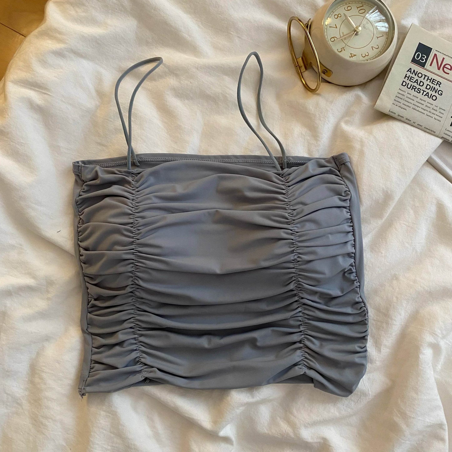 Women Crop Tops Sexy Tank Top For Lady Summer Tube Tops With Cups Female Underwear Lingerie Woman Clothing Girls Camisole Vest - AIAZ