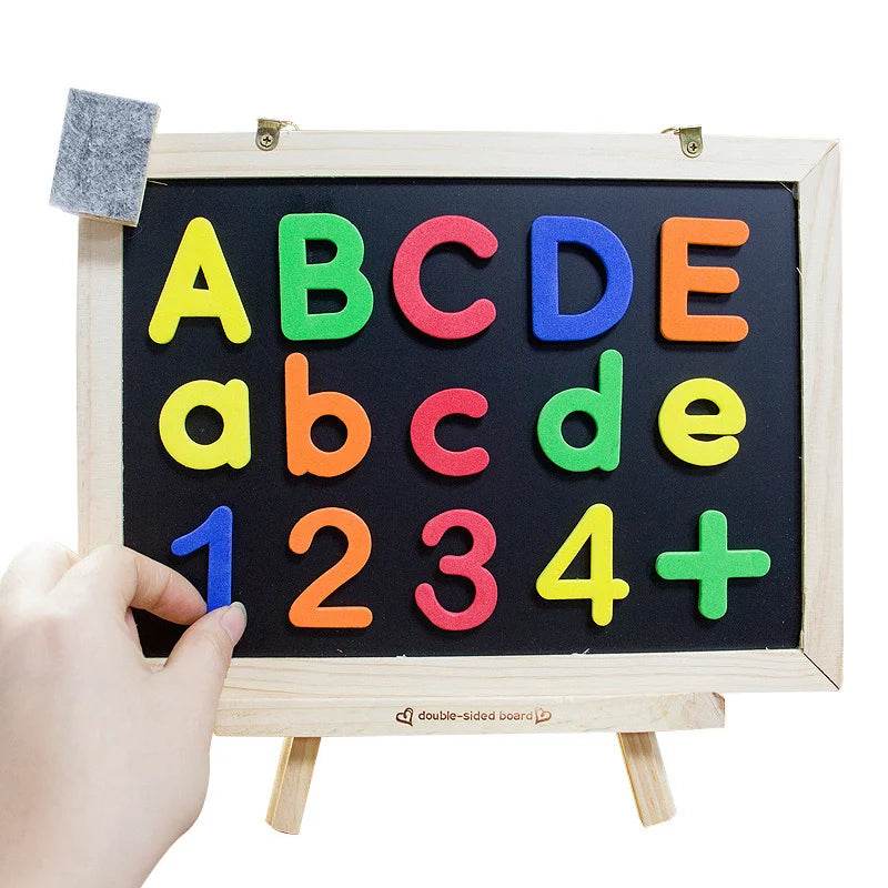 24-76pcs Magnetic Alphabet Letters EVA Foam Refrigerator Stickers Toddlers Kids Learning Spelling Counting Educational Toys Gift - AIAZ