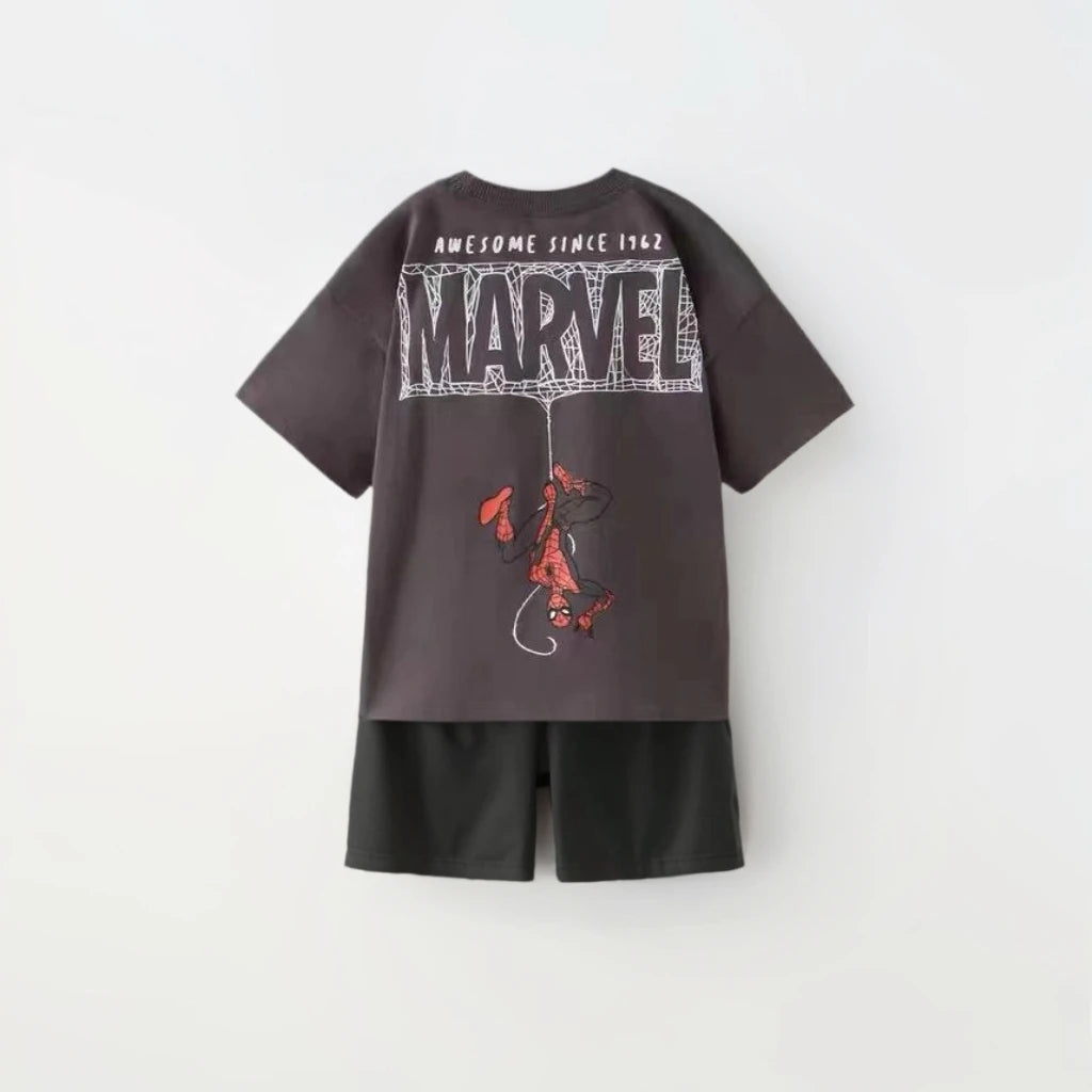Brand Children's Casual Clothing Sets Kids Spiderman Boys Pullover Tshirts 2pcs Suit Disney Kids Boy Infant Toddler Tracksuit