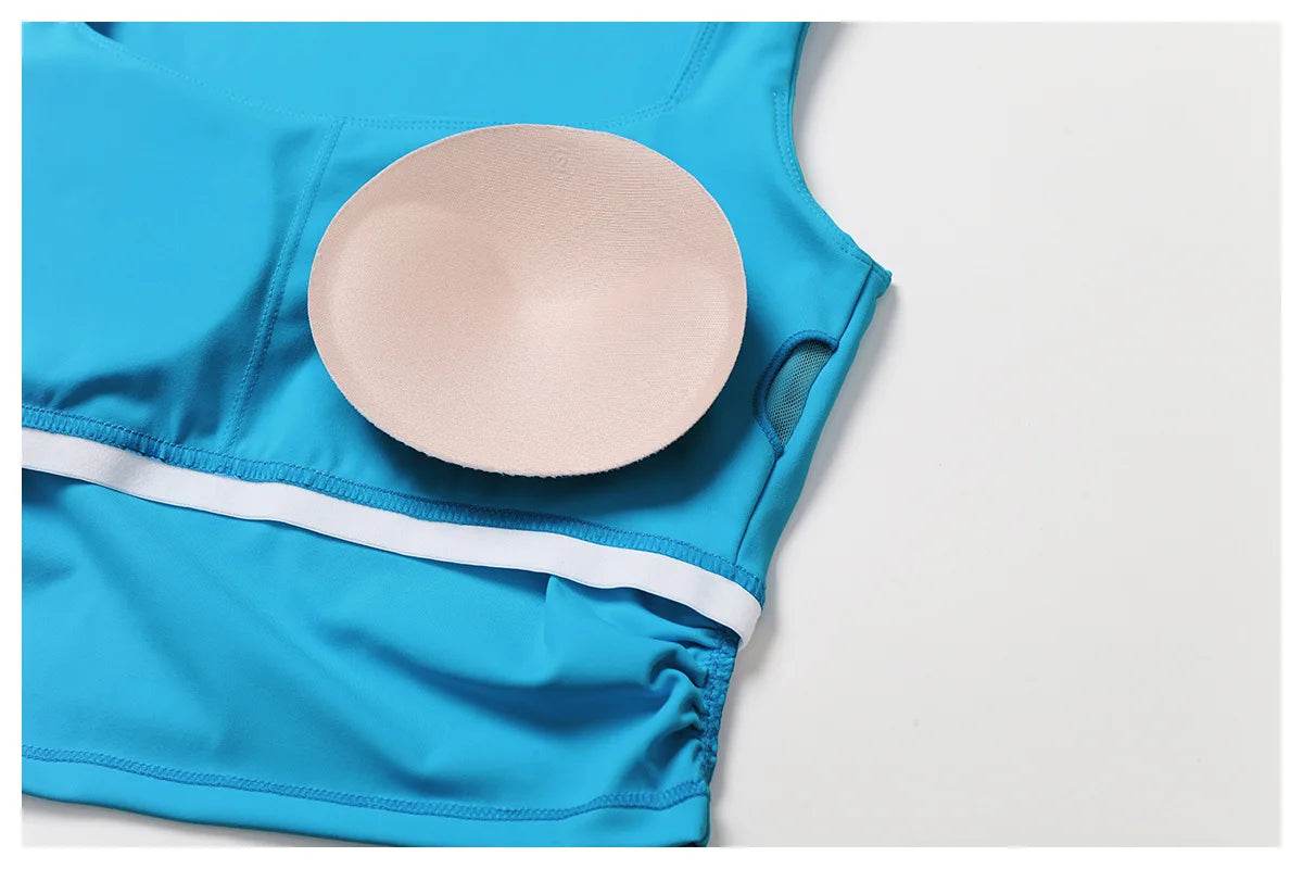 Yoga Sets Workout Sets for Women 2 Pieces Gym Suits Long Sleeved Outfits Zipper Fitness Jacket Running Short Skirt Sportswear - AIAZ