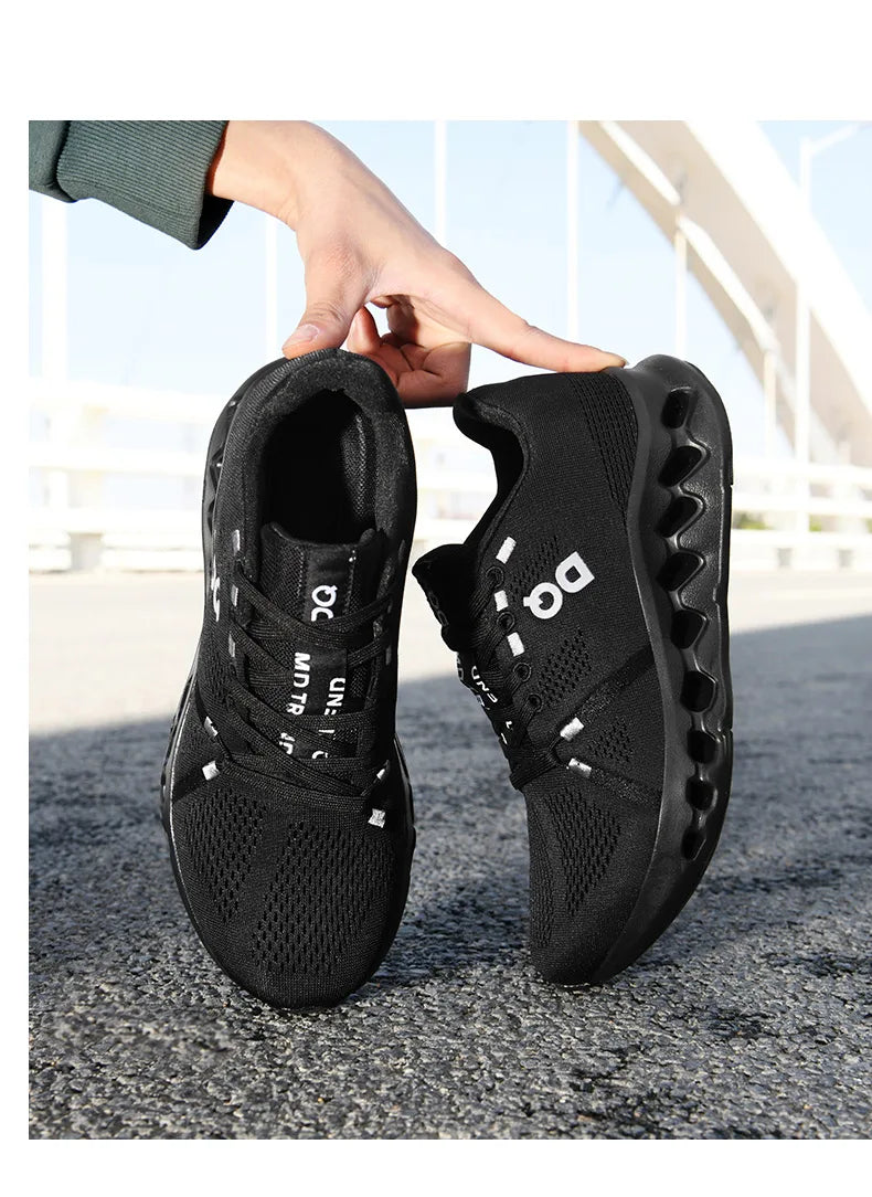 Men's Running Shoes Breathable Lightweight Shock Absorption Athletic Gym Training Sneakers Non-Slip Comfortable Sports Shoes