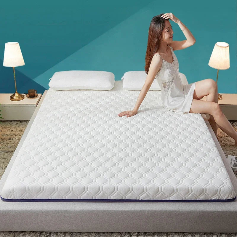 Household Thickened Foldable Tatami Cotton Mattress Cushion Non-Slip Mat for Home Student  Dormitory hotel Single Double Bed