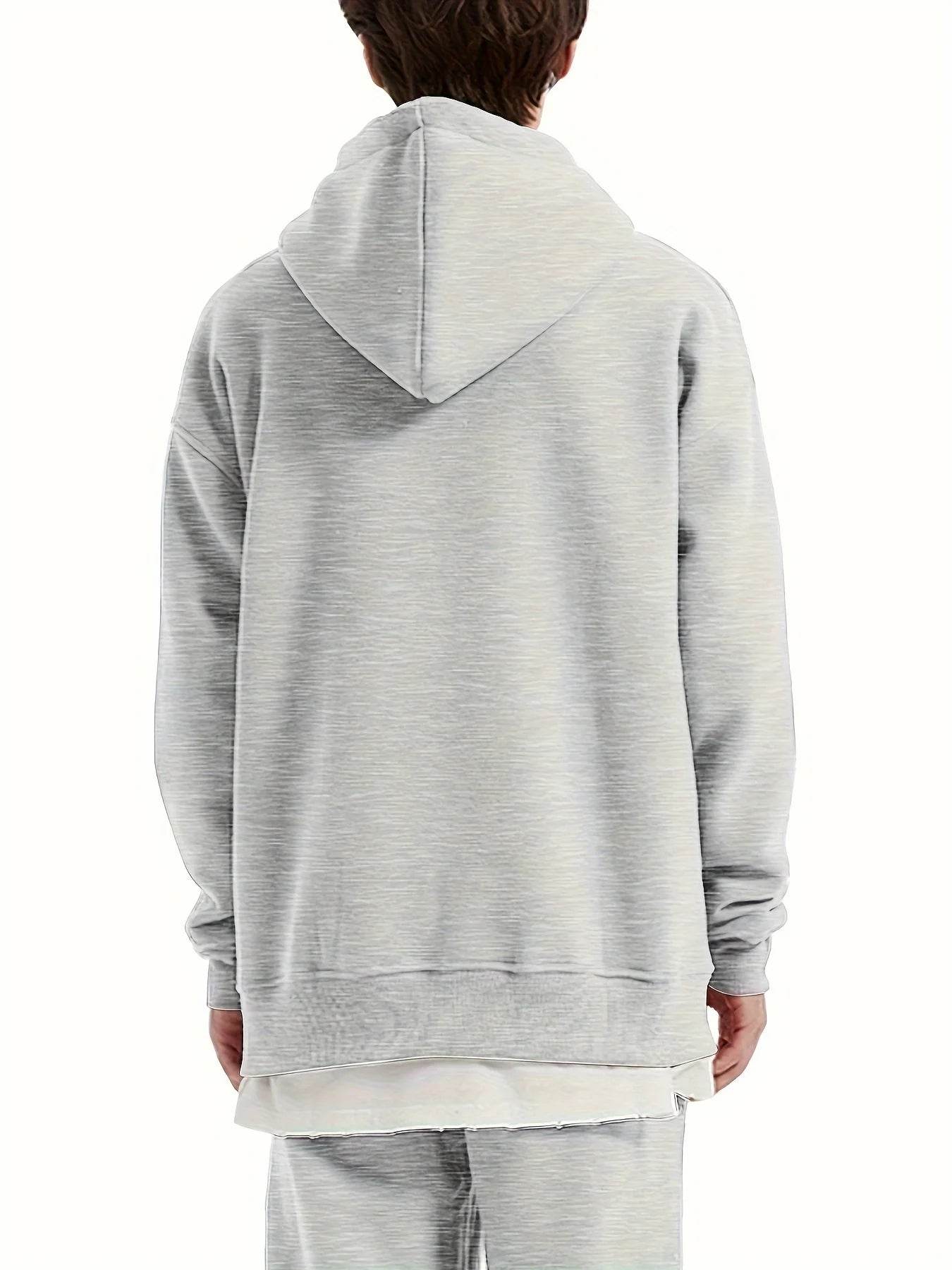 Hoodies for Men Athletic Oversized Hoodie French Terry Unisex Lightweight Hoodie Pullover Hooded Sweatshirts - AIAZ