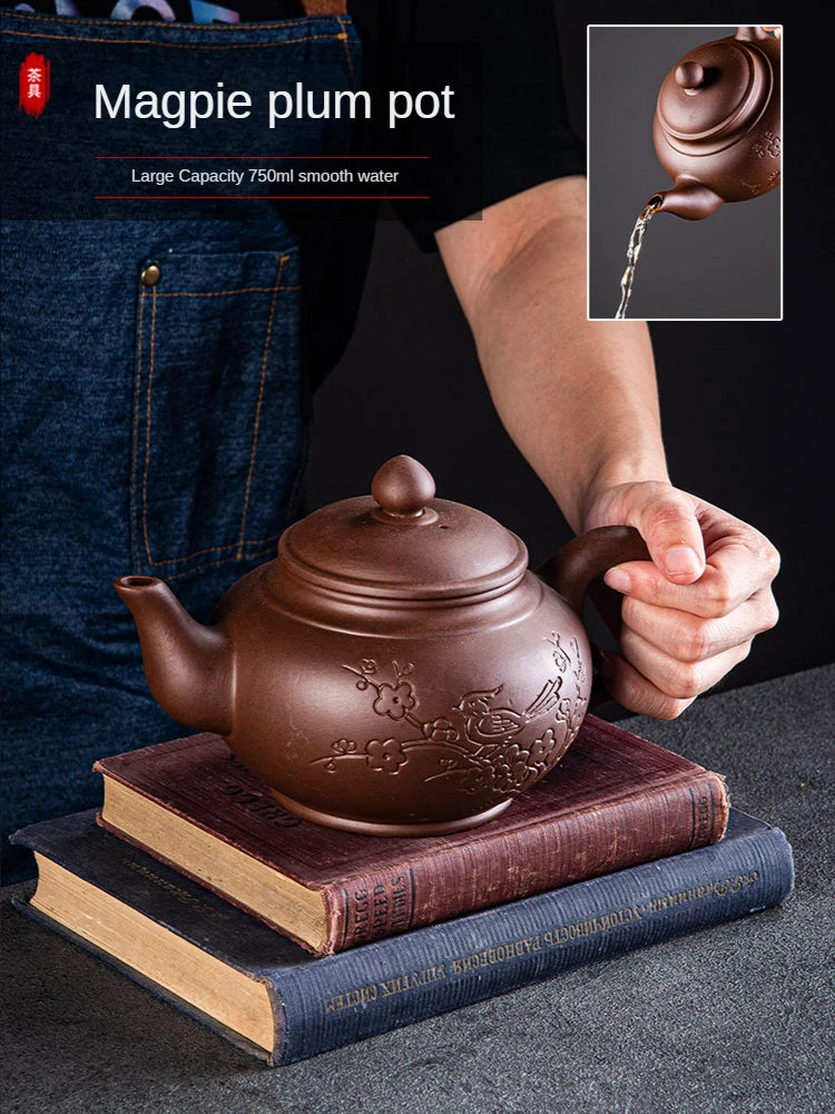 Pot for Tea Sets Hot Selling Purple Clay Pots Yixing Clay Kettle Teapot Set Samovar Oriental Moroccan Teapot and Cup Set Gaiwan