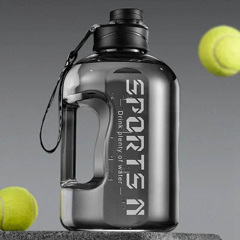 2L Water Bottle Sports Gym Water Kettle A large amount of refilling buckets in summer for Camping Travel BPA Free Drinking - AIAZ