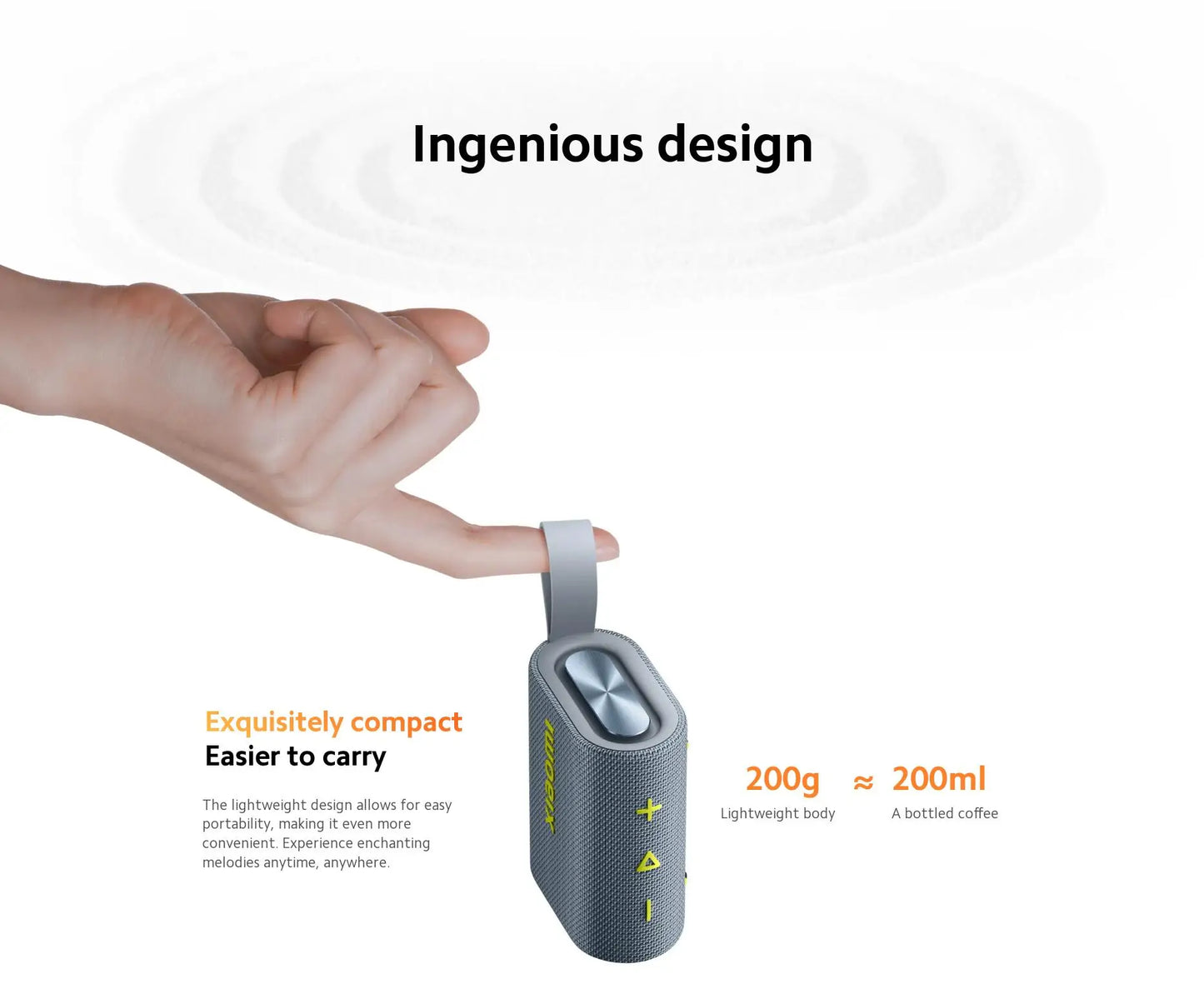 NEW Xiaomi Sound Pocket IP67 Bluetooth 5.4 Portable Speaker TWS Stereo Combo 1000mAh 10-Hour Ultra-Long Battery Life Microphone