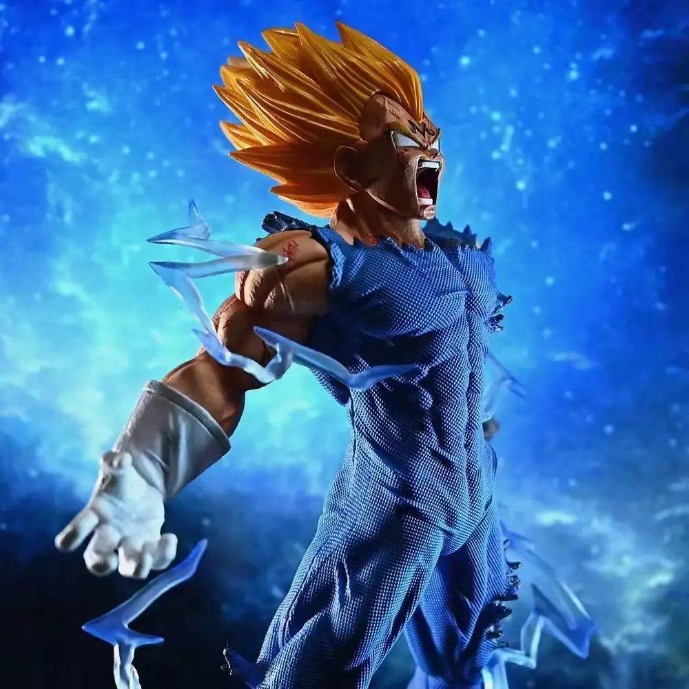 27cm Dragon Ball Self Destructing Vegeta Demonized Vegeta Action Figurin Model Pvc Statue Doll Statue Model Collection Toys Gift - AIAZ