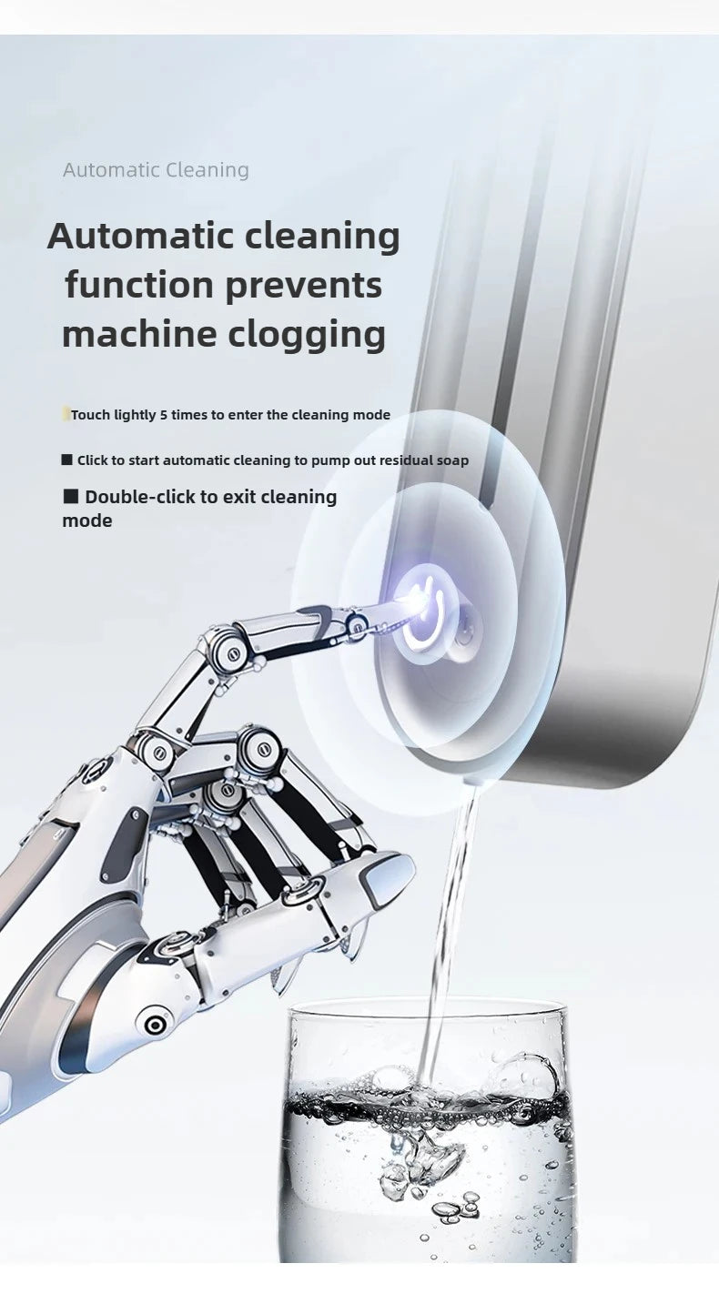 420ML Wall-mounted Automatic Liquid Soap Dispensers Kitchen Touchless Induction Sensor Hotel Malls Bathroom Accessories