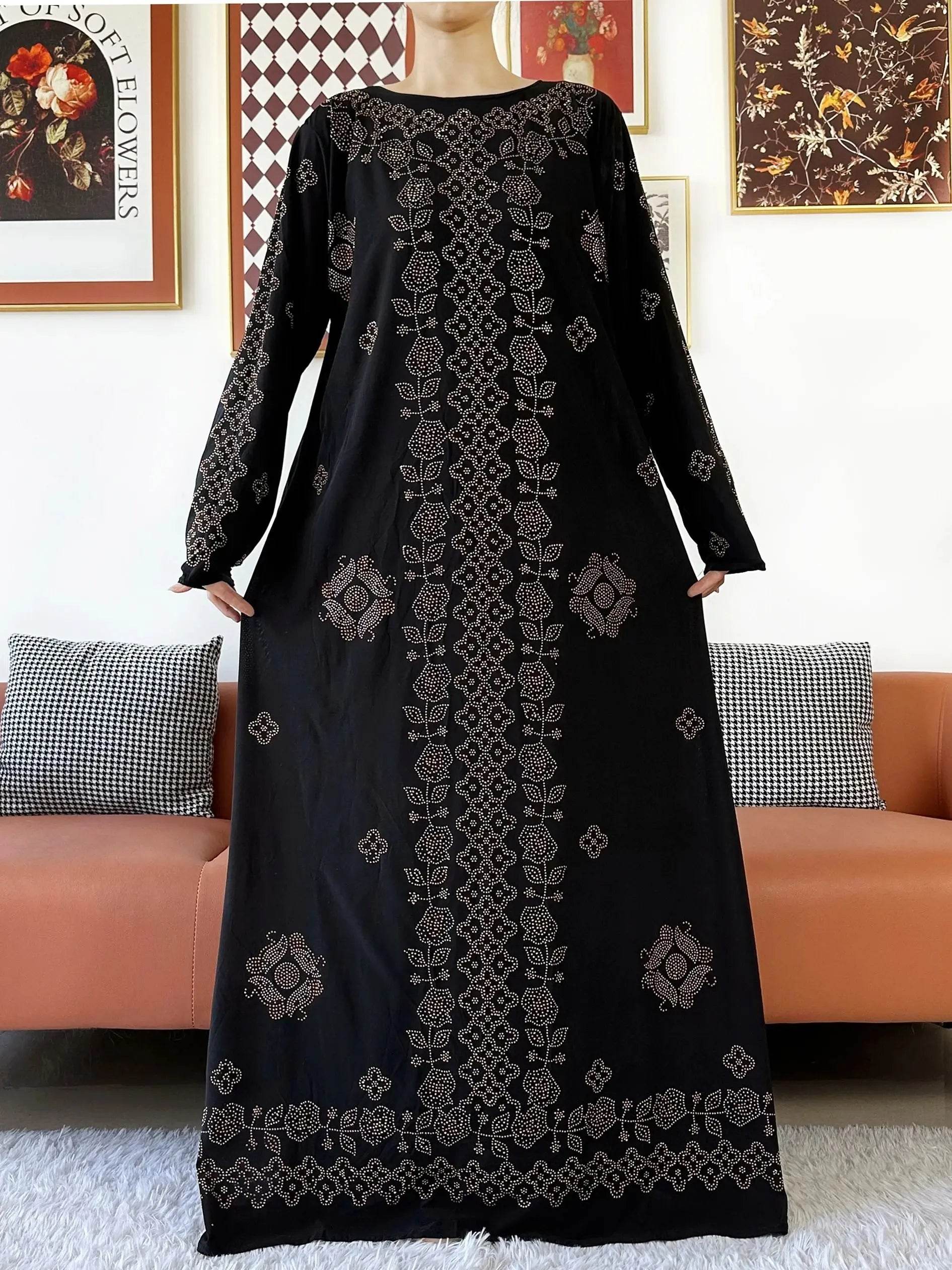 Muslim Two Piece Set Hijab Prayer Dress Fashion Abaya Set Women Prayer Garment Hijab Long Khimar Long Dress Sets Islamic Ramadan - AIAZ