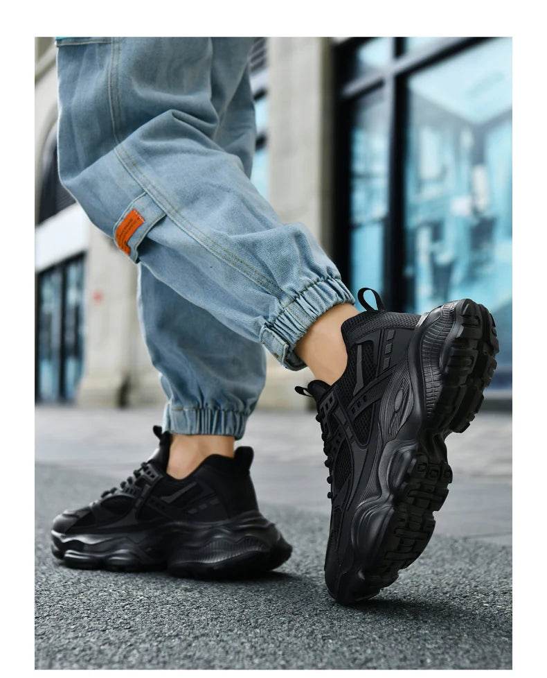 Men's Shoes Cool Platform Running Sneakers Men Fashion Good Large Size 48 Street Athletic Walking Sneakers For Men High Quality - AIAZ
