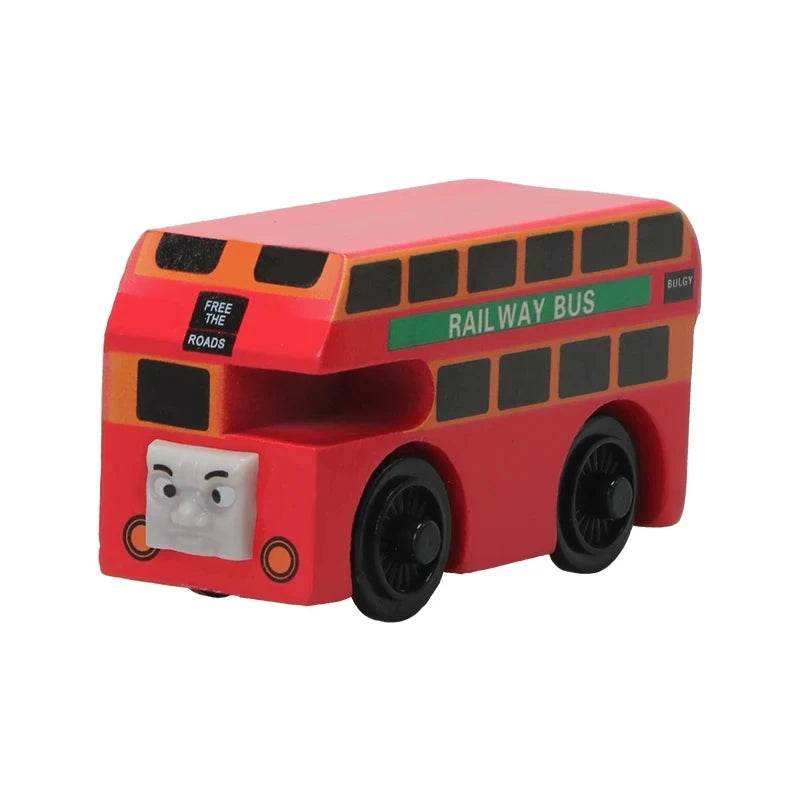 Thomas And Friends Wooden Trains Magnetic Connectable Track Trains Toys Handel Molley Lady Diesol Oliver Donald Educational Toys - AIAZ