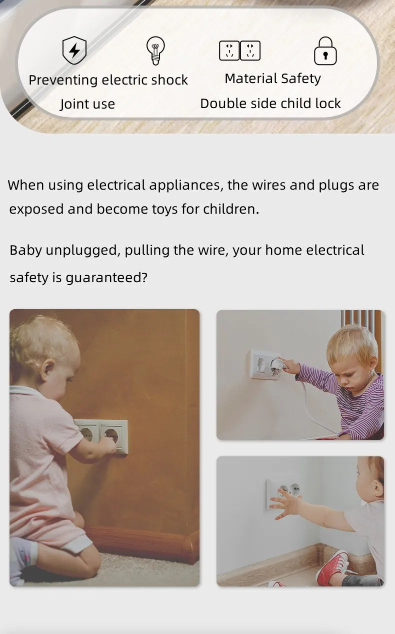 Home Child Security Protection Socket, Anti-electrical Shock, To Protect Baby From Touching