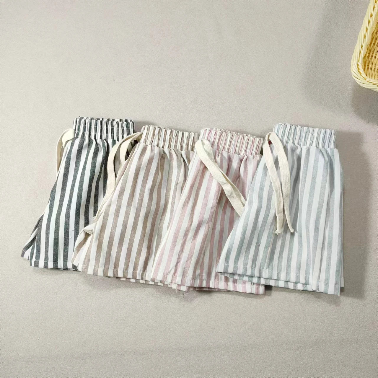 Children's Shorts Children's Pants Single Item Pants Pure Cotton Boys Casual Pants Girls Shorts Baby Jackets Pants British Style