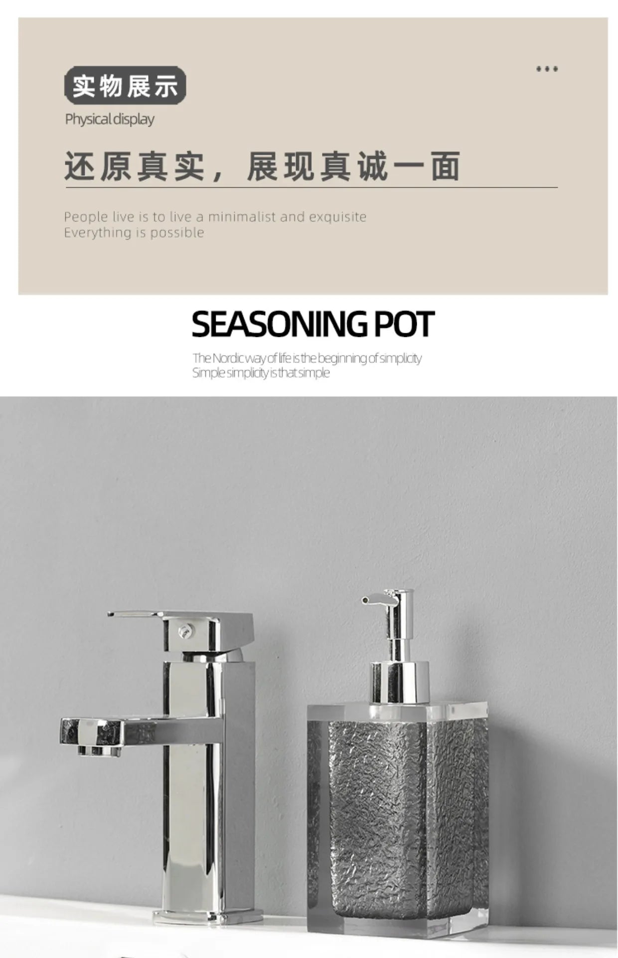 Resin Hand Sanitizer Dispenser Bathroom Dispensador Jabon Y Shampoo Refillable Lotion Shower Gel Holder Portable Soap Bottle