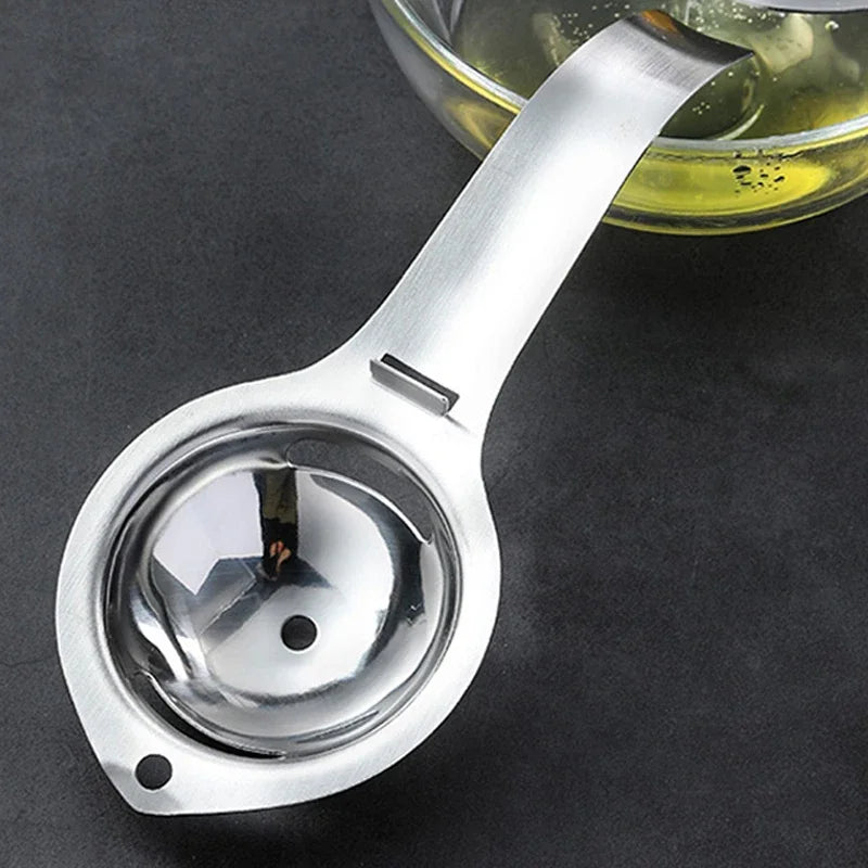 Egg Separator Egg Yolk White Filter 304 Stainless Steel Yolk Separator Egg Divider Sieve Baking Cooking Tools Kitchen Gadgets