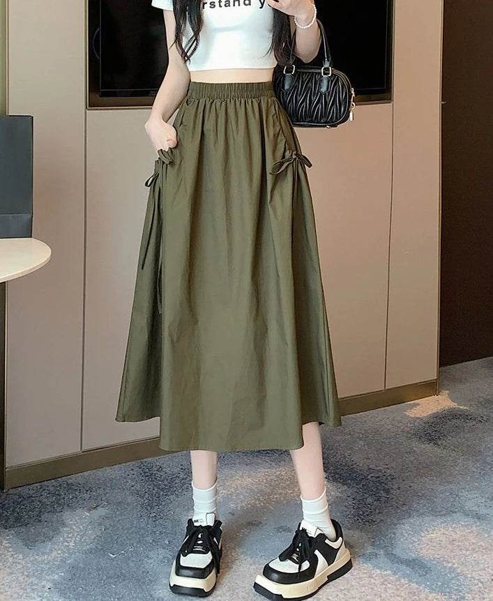 Skirts For Women Chubby Woman Skirt Drawstring Cargo New In Cheap Stylish Chic And Elegant Offer Aesthetic Hot Clothing Sales V - AIAZ