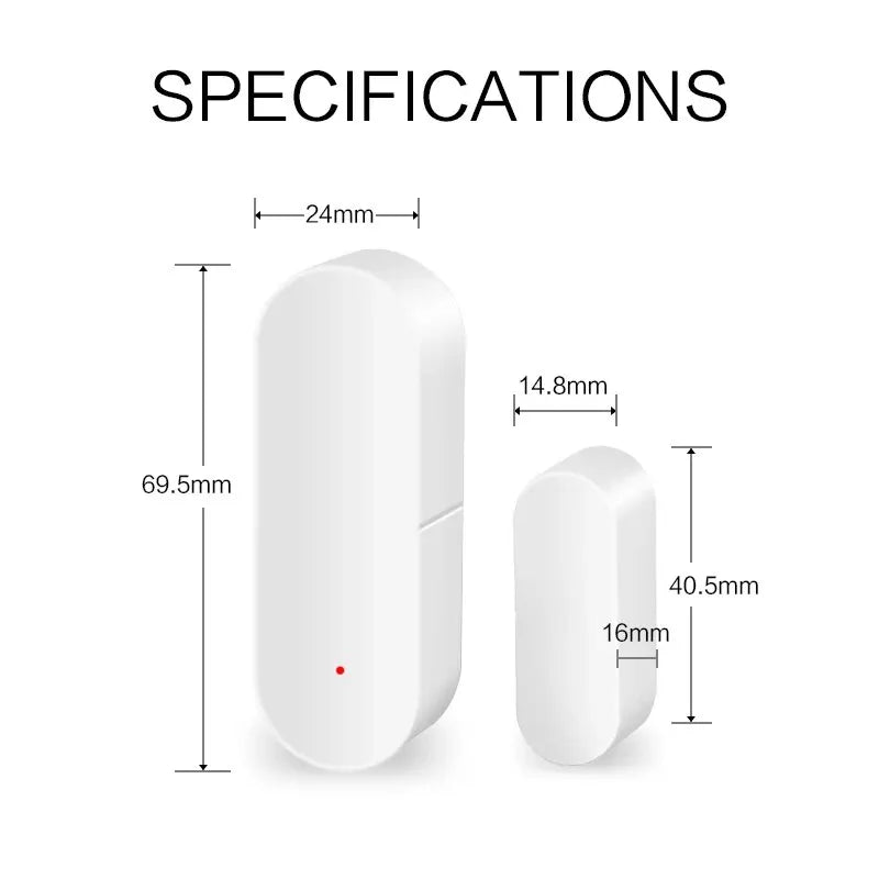 Zigbee Smart Door Window Sensor Open/Closed Detectors EWeLink App Control Security Alarm Work With Alexa Google Home