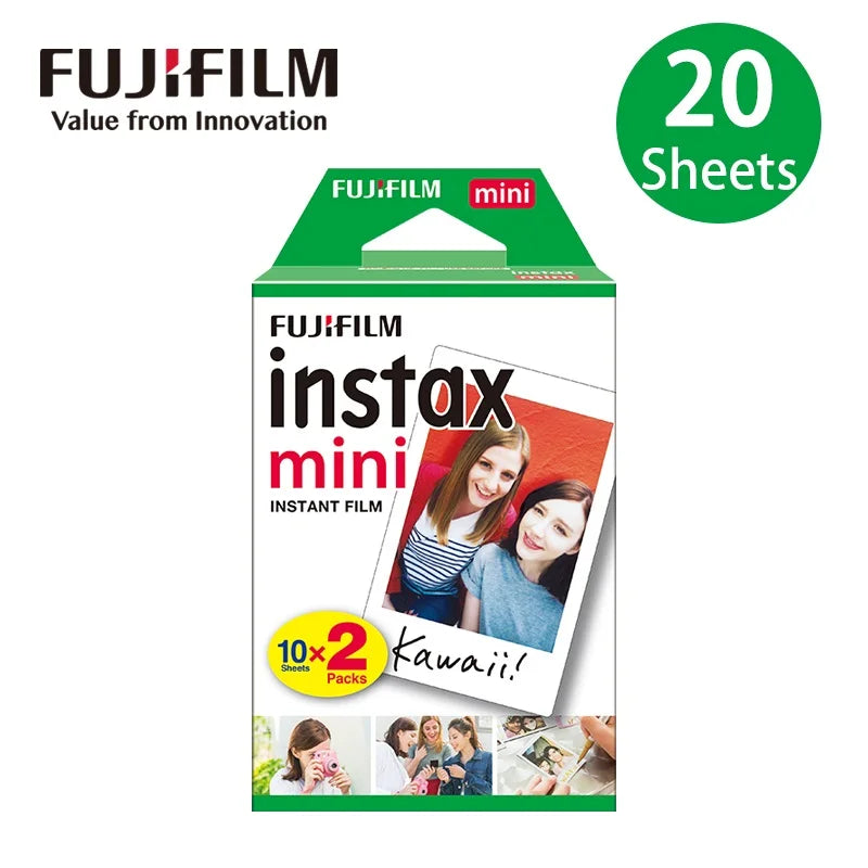 Origin Fujifilm Instax Mini Film Paper 10-60 Sheets for Fujifilm Instax Film Camera Instax Mini 12 11 9 40 41 SE Link Liplay EVO