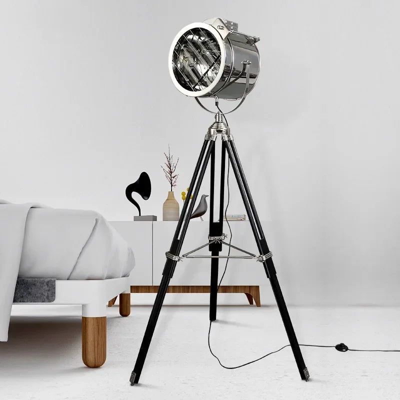 Nordic Creative Designer Stainless Steel Floor Lamp Restaurant Living Room Studio Retro Metal Led Light Home Decoration Lighting