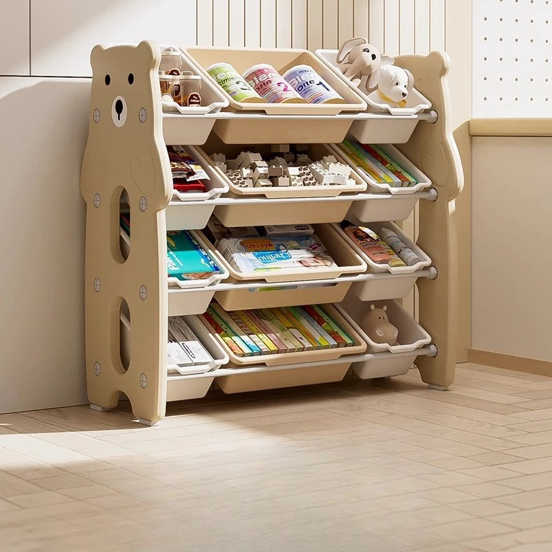 Children's Toy Storage Rack, Floor Standing Multi-layer Storage Rack, Easy Classification and Organization Storage Rack