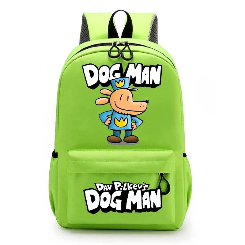 New Dog Man Kids Backpacks Boys Large-capacity School Backpack Cute Cartoon School Bags Children School Supplies Birthday Gifts - AIAZ