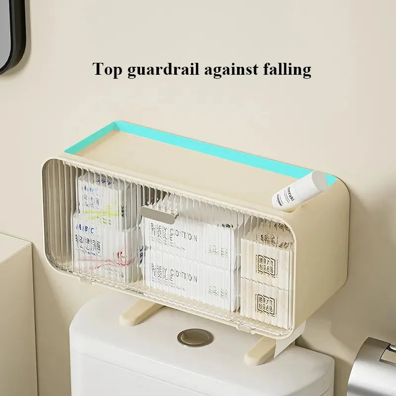 No Drill Wall Mounted Toilet Rack for Bathroom Cabinet Shelf, Plastic Storage Stand, Shower Organizer, Bath Holder Accessories