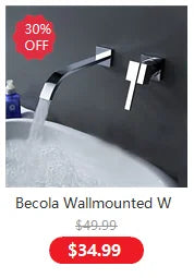 Bathroom Faucet Basin Mixer Black/Chrome Tap Single Handle Hot and Cold Water Brass Taps Becola Newest BR-2018A117