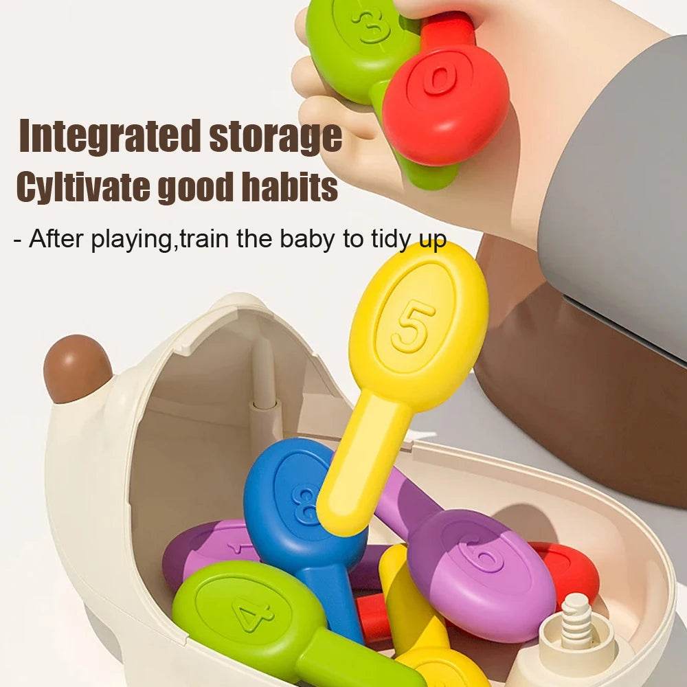 Hedgehog Montessori Educational Toy Fine Motor Toys for Toddlers Learning Counting & Training Develop Concentration Sensory Gift - AIAZ
