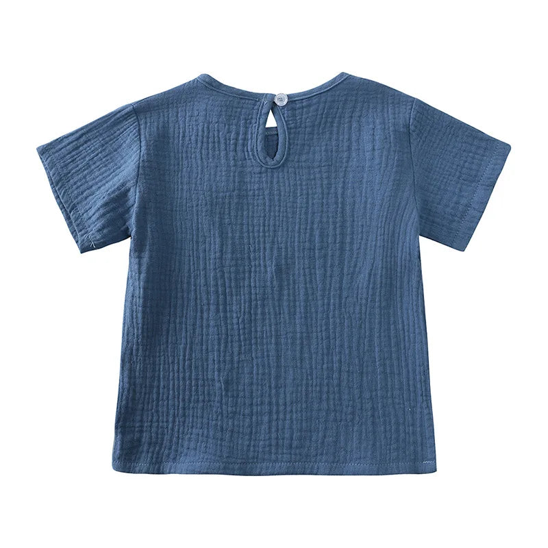 2 Pieces Babies Outfit Set Cotton Newborn Baby Girl Clothes Boys Toddler Romper T-shirts and Shorts Infant Design Soft Clothes